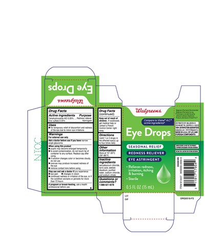 Walgreens Eye Drops Seasonal Relief 15ml (Walgreens Eye Drops Seasonal Relief 15ml)